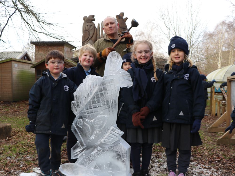 Pre prep students in Town Close.