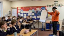 Mr Singh from the Sikh Education Service visits Year 5