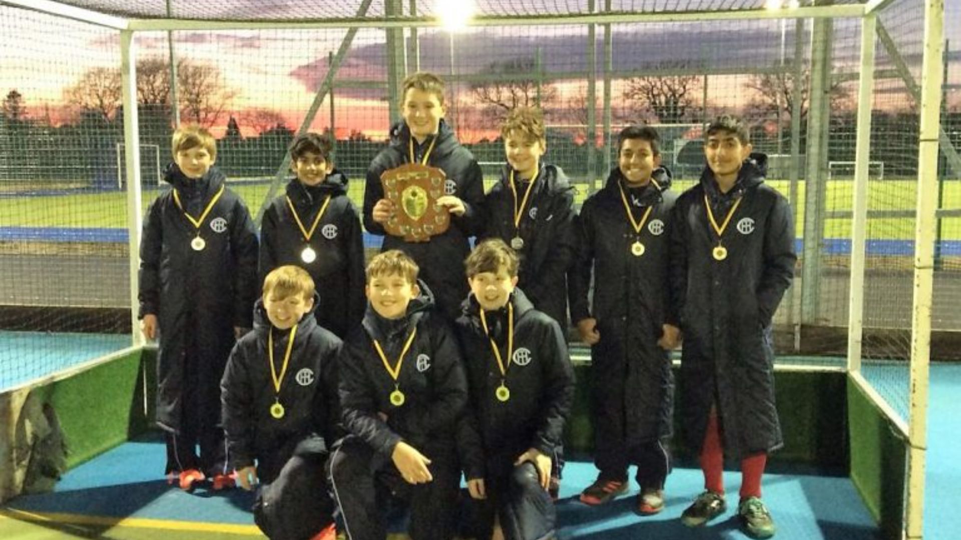 The Town Close School Hockey 1st Team retain their county title!