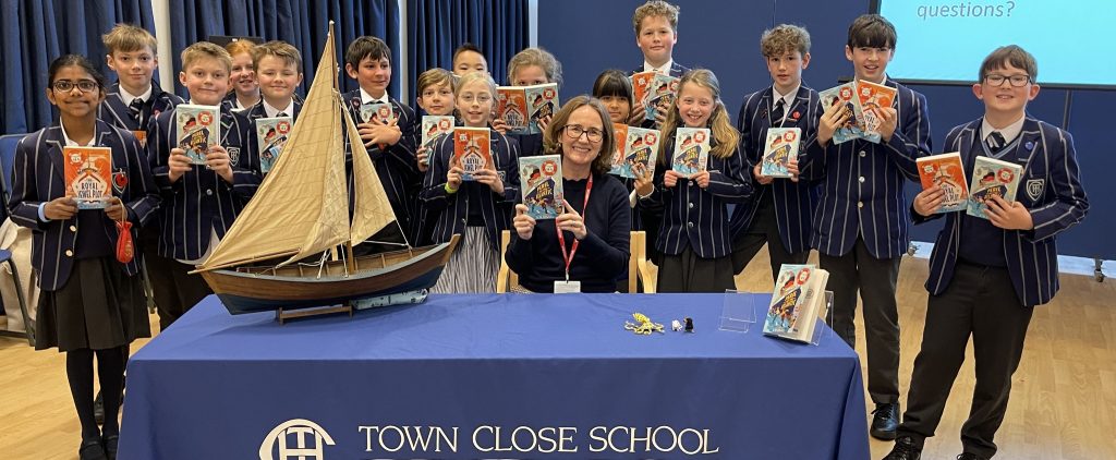 We welcome award winning author A. M. Howell into School