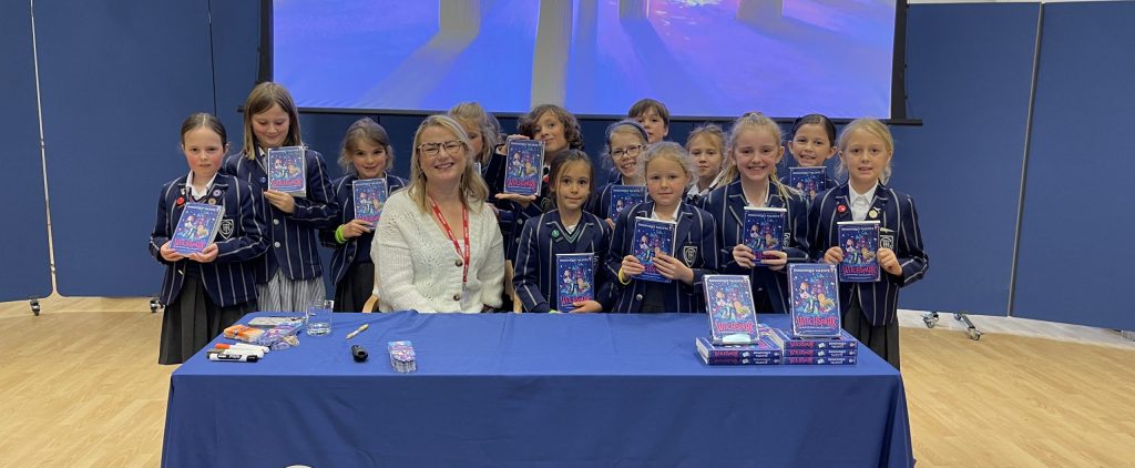 Town Close welcomes author, Dominque Valente, into School